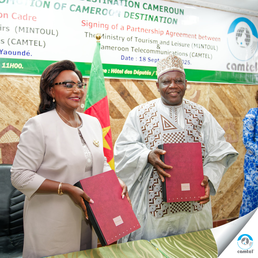CAMTEL and the Ministry of Tourism and Leisure signed a historic convention